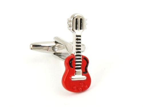 Spinki do mankietów - czerwone gitary na Arena.pl