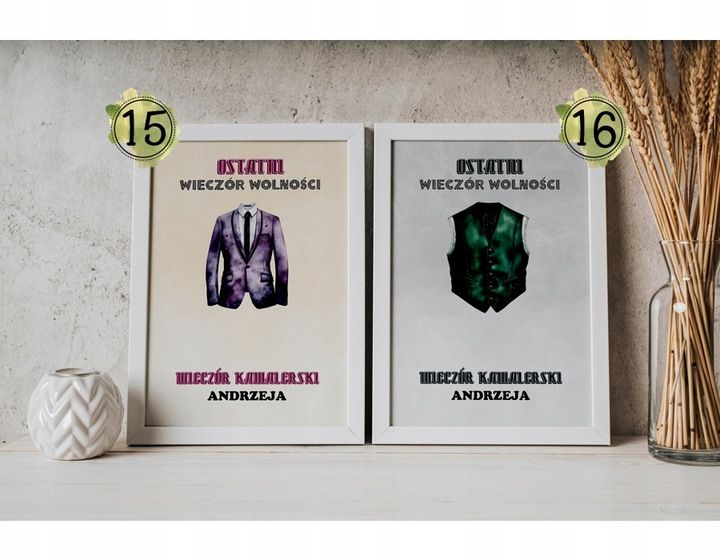 PREZENT NA WIECZÓR KAWALERSKI PAMIĄTKA OBRAZEK A4 IKWK zdjęcie 4