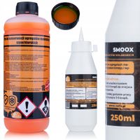 ZESTAW SERWISOWY DO AGREGATU OLEJ SMOOX 0,25L ORAZ PŁYN CZYSZCZĄCY 3W1 1L