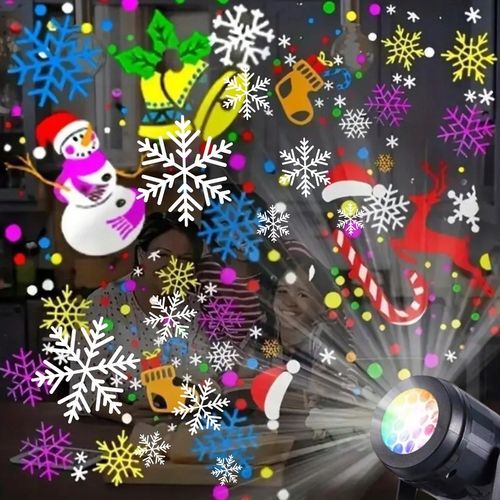 PROJEKTOR ŚWIĄTECZNY LED PŁATKI ŚNIEGU RZUTNIK LASEROWY NA DOM ZEWNĘTRZNY na Arena.pl