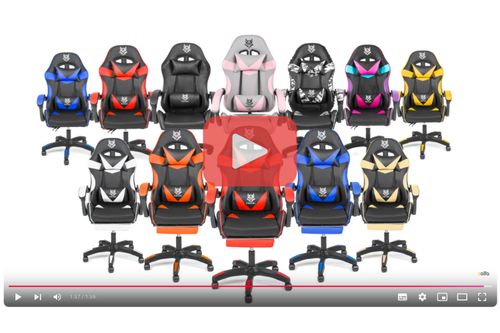 fotel gamingowy hero czarno-niebieski na Arena.pl