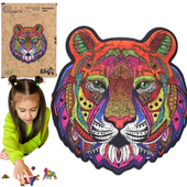 Puzzle edukacyjne drewniane ECO Majestatyczny Tygrys A3 PuzA3-02968