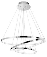 Jadalniana lampa wisząca Lobos rings LED 145W 3000K srebrna