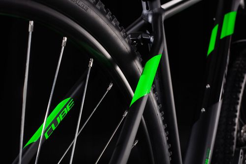 Rower Cube Aim Race 29 19 black flashgreen GRATIS na Arena.pl