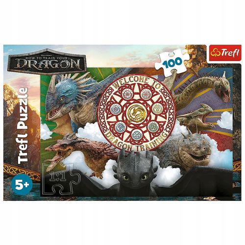 Puzzle 100 Smoki W Akcji 16524 na Arena.pl