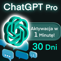 ChatGPT PRO - 30 dni (NIE Plus) | GPT-4, GPT-5 Turbo, Sora, Deep Research