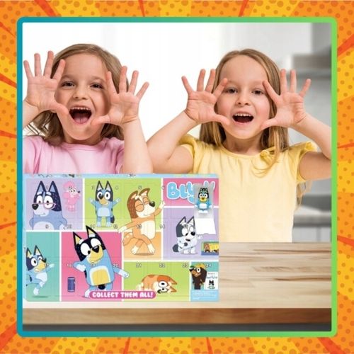 Kalendarz Adwentowy Bluey i Bingo 24sztuki Figurki na Arena.pl