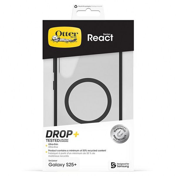 etui samsung otterbox react magnet do    galaxy s25+ czarny zdjęcie 5