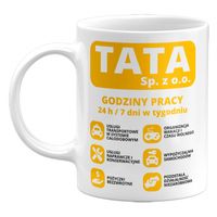 Kubek TATA Sp. z o.o. - Prezent na Dzień Ojca, dla Taty 330ml