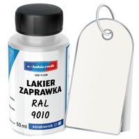 lakier zaprawkowy zaprawka samochodowy ral 9010 czysty biały połysk 50 ml
