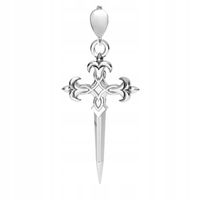 WISIOREK ZAWIESZKA NÓŻ SZTYLET KRZYŻ srebro 925