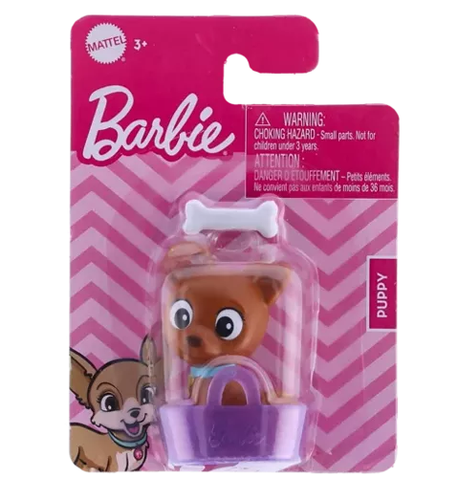 Mattel Barbie Mini Piesek w koszyku Puppy na Arena.pl