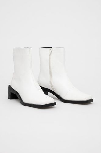 Białe botki na słupku RUBI r. 38 na Arena.pl