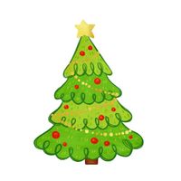 Serwetki papierowe świąteczne Choinka, 10 szt.