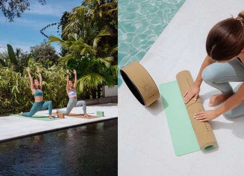 Zestaw 2 kostek do jogi Spokey ASURA klocek blok do ćwiczeń na Arena.pl