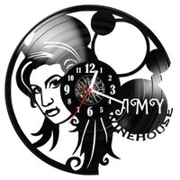 Zegar ścienny z płyty winylowej Amy Winehouse 1778.14