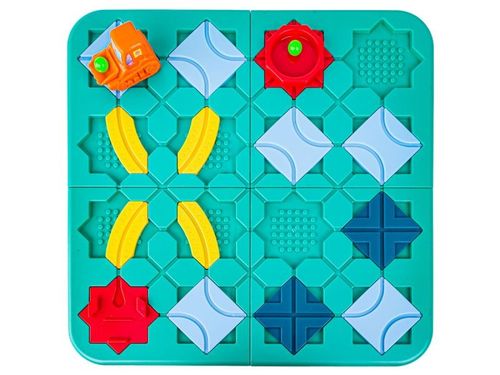 Gra Logiczna, Zbuduj Tor Dla Koparki, Trasa, Przeprawa, Łamigłówka Z Klockami na Arena.pl