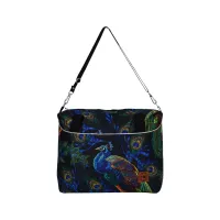 Torbo Plecak w Piórka Pawie - Lekki i Pojemny