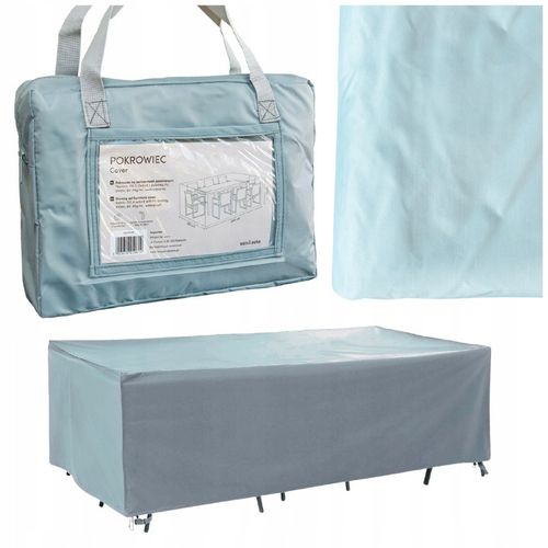 DUŻY POKROWIEC NA MEBLE OGRODOWE KAWOWE 280X180X100 CM ETUI NA ZESTAW na Arena.pl