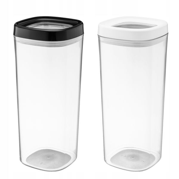 Kadax 2x Pojemnik Na Żywność 1800ml Sypkie Makaron zdjęcie 1