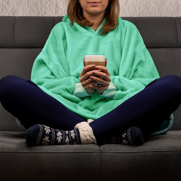 Bluzair - Bluza koc - Miętowy zdjęcie 11