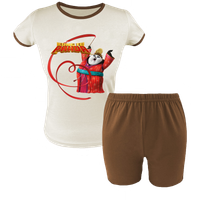 Krótka Piżama dziecięca Kung fu Panda