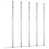 Parawan na wannę, 120 x 140 cm, szkło hartowane, przezroczyste