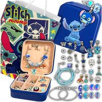 ZESTAW DO ROBIENIA BRANSOLETEK BIŻUTERII LILO I STITCH KORALIKI DLA DZIECI