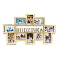 Multirama ramka na zdjęcia z napisem  Rodzinka 10 zdjęć