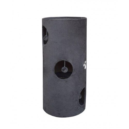 DRAPAK TUBA WIEŻA LEGOWISKO DLA KOTA 78CM SIWY 4 POZIOMY na Arena.pl