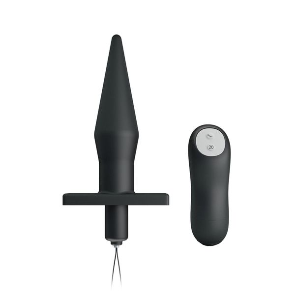 Baile - Butt Plug, 20 Vibration Functions Wireless Remote Control zdjęcie 1