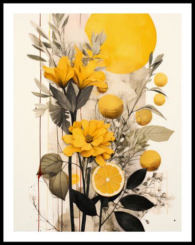 Plakat 50x65cm Cytrusowy Zachwyt na Arena.pl