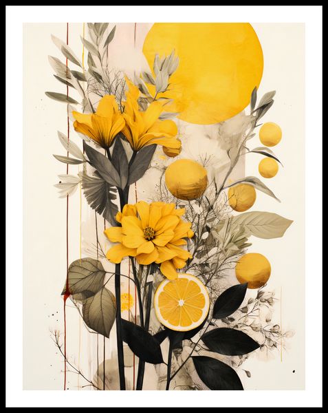Plakat 50x65cm Cytrusowy Zachwyt zdjęcie 3