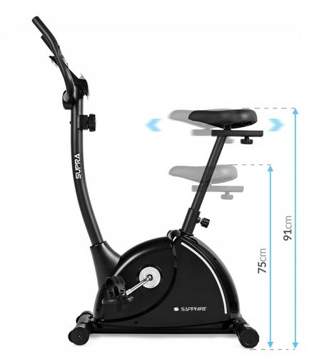 ROWER stacjonarny magnetyczny SUPRA rowerek TRENINGOWY do ćwiczeń SAPPHIRE na Arena.pl