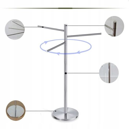 STOJAK na RĘCZNIKI wieszak 3 RAMIONA obrotowe na Arena.pl