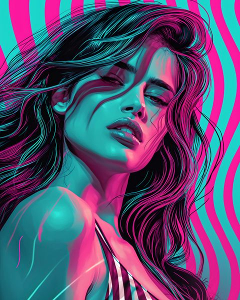 Plakat 40x50cm Neonowy Wzrok zdjęcie 1
