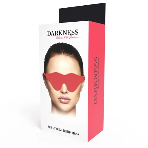 darkness red eye mask - regulowana, anatomiczna, pcv na Arena.pl