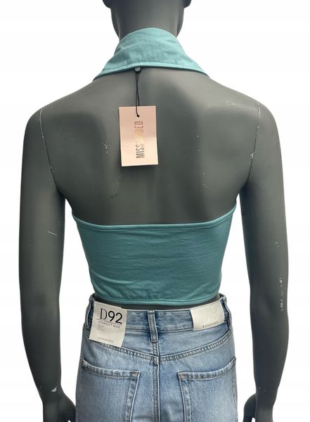 MISSGUIDED DAMSKIE BUTTON THRU CROP R46 zdjęcie 2