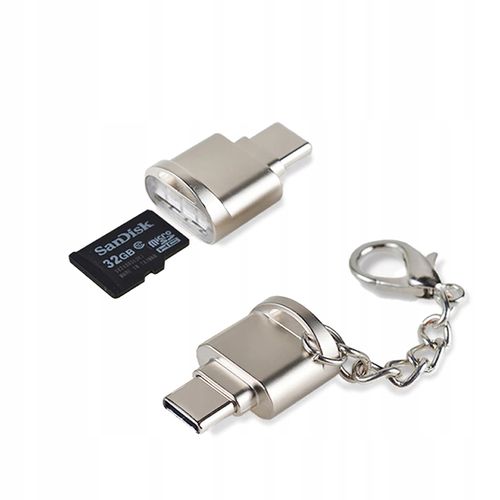 CZYTNIK KART micro SD TF USB OTG USB typu C mini na Arena.pl