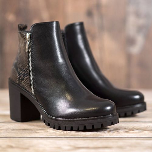 Botki Na Platformie Snake Print r.36 na Arena.pl