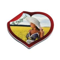 Foto ramka MDF z magnesem - serce - Sublimacja Termotransfer