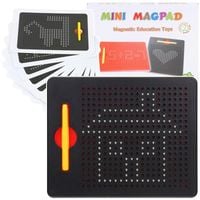 Tablica Magnetyczna MagPad z Kulkami Magnetycznymi Układanka + Szablony