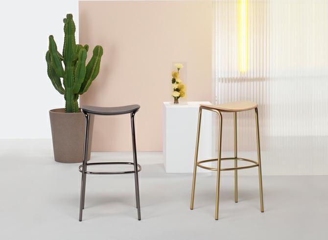 Hoker Trick wood 65cm dąb podstawa złota glmour zdjęcie 2