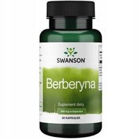 Swanson Berberyna 400mg ODCHUDZANIE TRAWIENIE CUKRZYCA 60kaps