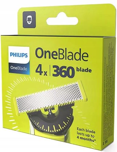 4x OSTRZA PHILIPS ONEBLADE 360 ORYGINALNE OSTRZE NOŻYK GŁOWICA GOLARKA PRO na Arena.pl