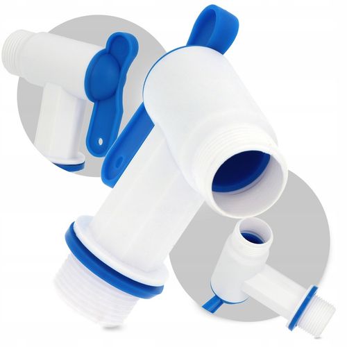 Zawór PP MAUZER 3/4 GZ Kran ZBIORNIKA 1000L Beczki Mauser Kranik na Arena.pl