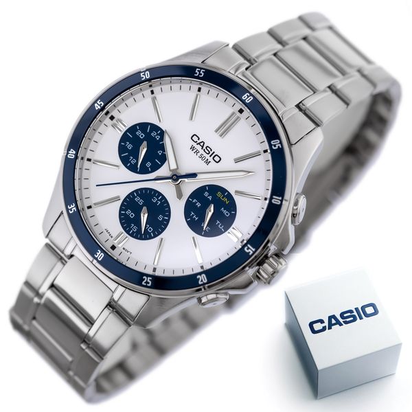 ZEGAREK MĘSKI CASIO MTP-1374D-7A2 (zd063f) + BOX zdjęcie 8
