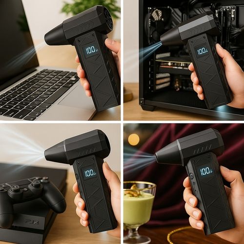 MINI DMUCHAWA DMUCHUŚ TURBO JET FAN NOWY MODEL 2025 LCD DZIEŃ OJCA na Arena.pl