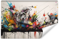 Fototapeta Dla Młodzieży Nowoczesne GRAFFITI Abstrakcja Mural 400cm x 280cm
