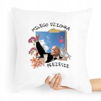 Poduszka Prezesa Pis Kaczyński Kto Rano Wstaje Z Nadrukiem Ze Zdjęciem